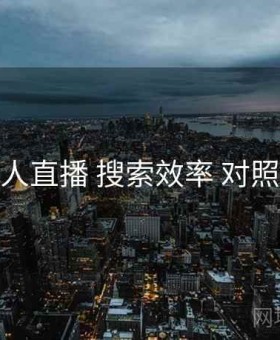 伊人直播 搜索效率 对照表