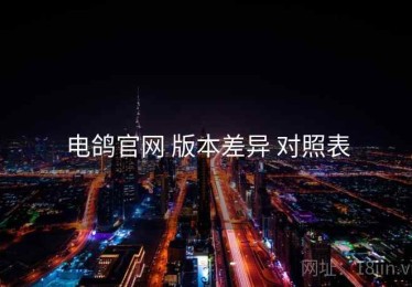 电鸽官网 版本差异 对照表