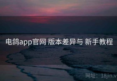 电鸽app官网 版本差异与 新手教程