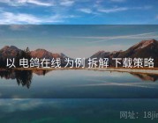 以 电鸽在线 为例 拆解 下载策略