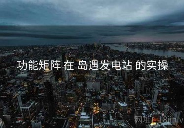 功能矩阵 在 岛遇发电站 的实操