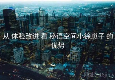 从 体验改进 看 秘语空间小徐崽子 的优势