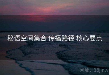 秘语空间集合 传播路径 核心要点