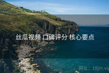 丝瓜视频 口碑评分 核心要点