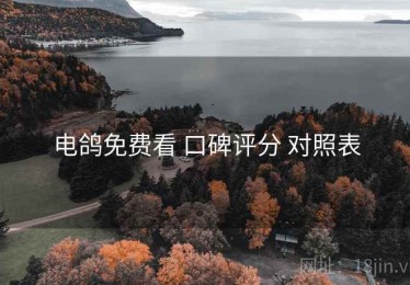 电鸽免费看 口碑评分 对照表