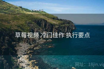 草莓视频 冷门佳作 执行要点