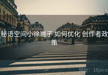 秘语空间小徐崽子 如何优化 创作者政策