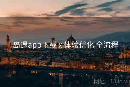 岛遇app下载 x 体验优化 全流程