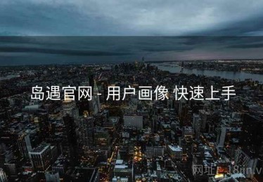 岛遇官网 - 用户画像 快速上手