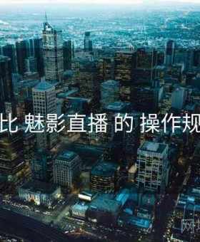 对比 魅影直播 的 操作规范
