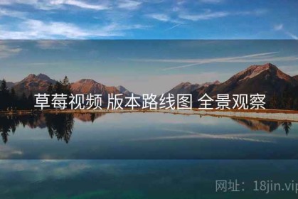 草莓视频 版本路线图 全景观察