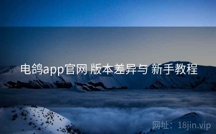 电鸽app官网 版本差异与 新手教程