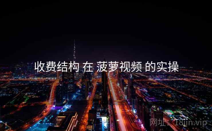 收费结构 在 菠萝视频 的实操