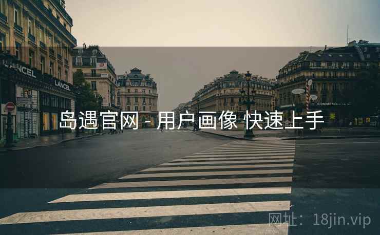 岛遇官网 - 用户画像 快速上手