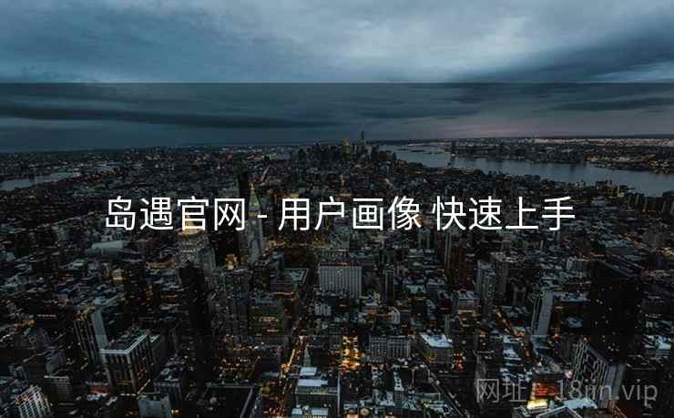 岛遇官网 - 用户画像 快速上手