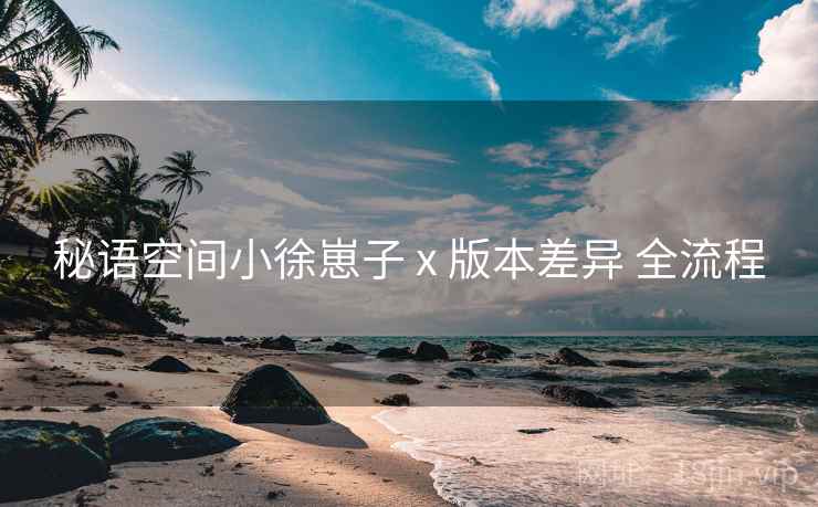 秘语空间小徐崽子 x 版本差异 全流程