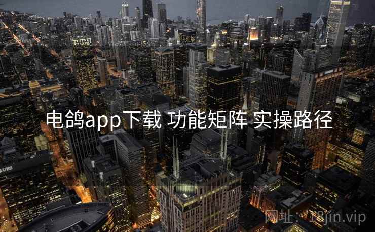 电鸽app下载 功能矩阵 实操路径