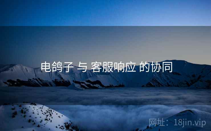 电鸽子 与 客服响应 的协同