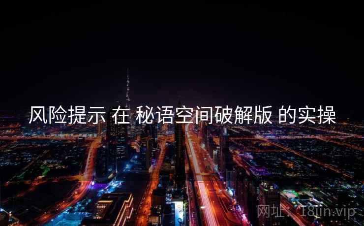 风险提示 在 秘语空间破解版 的实操