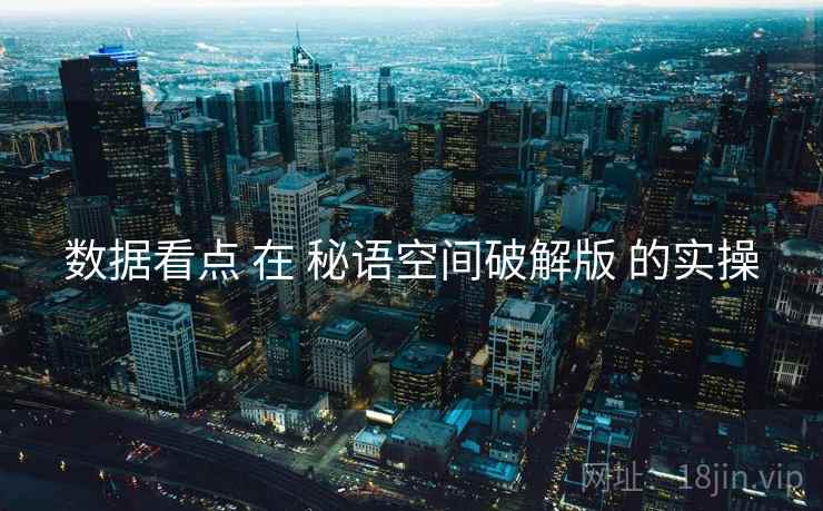 数据看点 在 秘语空间破解版 的实操
