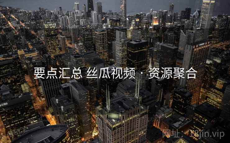要点汇总 丝瓜视频 · 资源聚合