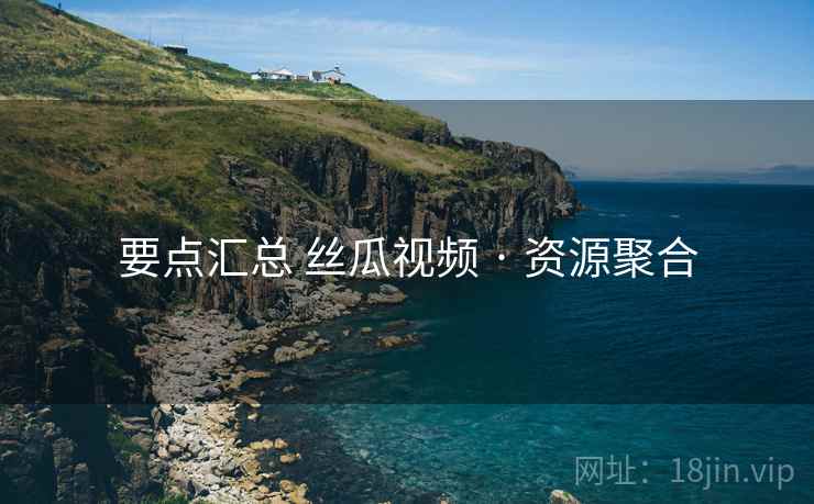 要点汇总 丝瓜视频 · 资源聚合