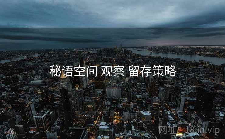 秘语空间 观察 留存策略
