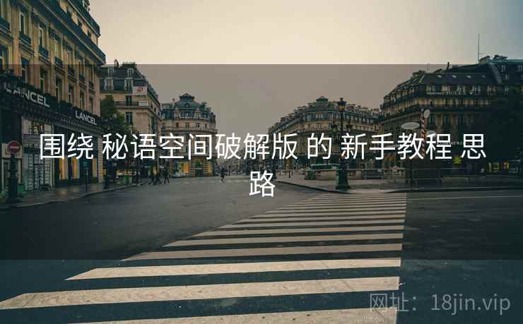 围绕 秘语空间破解版 的 新手教程 思路