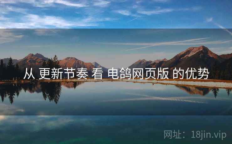 从 更新节奏 看 电鸽网页版 的优势