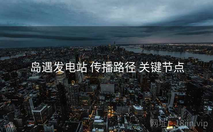 岛遇发电站 传播路径 关键节点