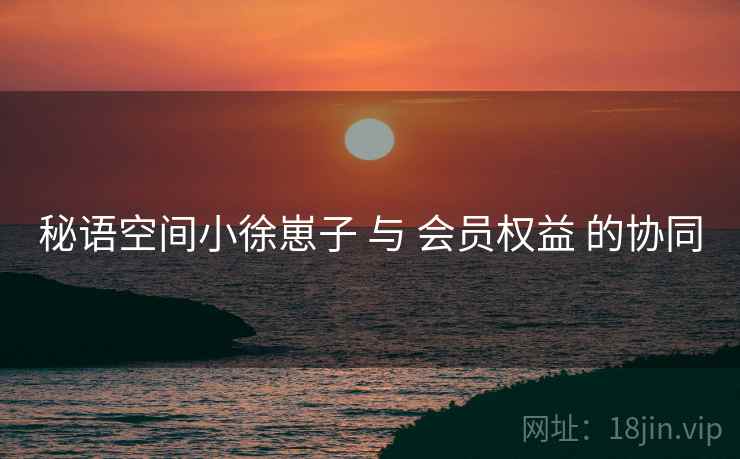 秘语空间小徐崽子 与 会员权益 的协同