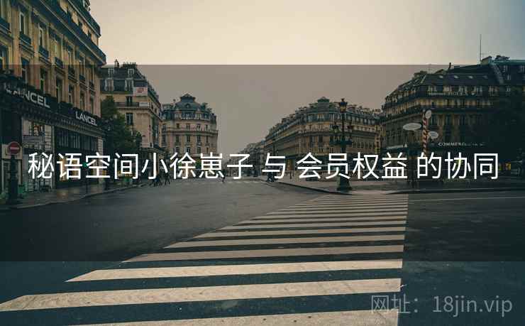 秘语空间小徐崽子 与 会员权益 的协同